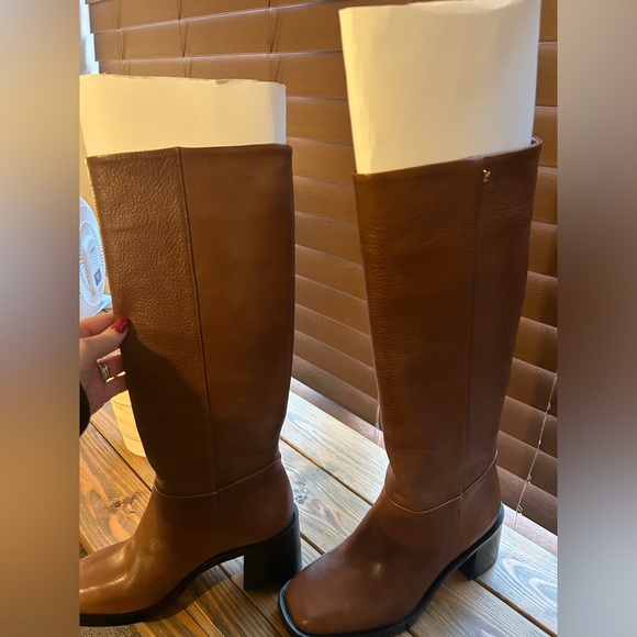 Larroude Brown Tall Boots - Picture 2 of 4